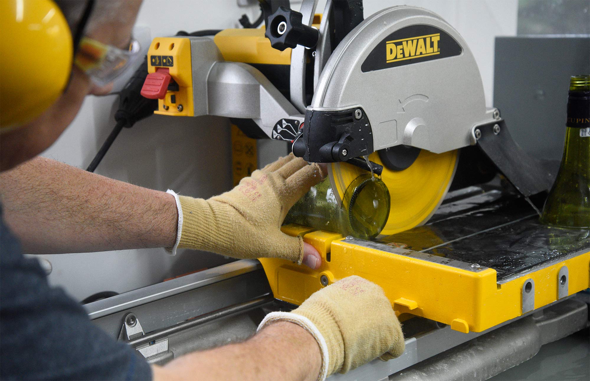 Working with recycled glass workshops at Storr Glass Studio